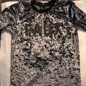 Velvet Faux T-Shirt